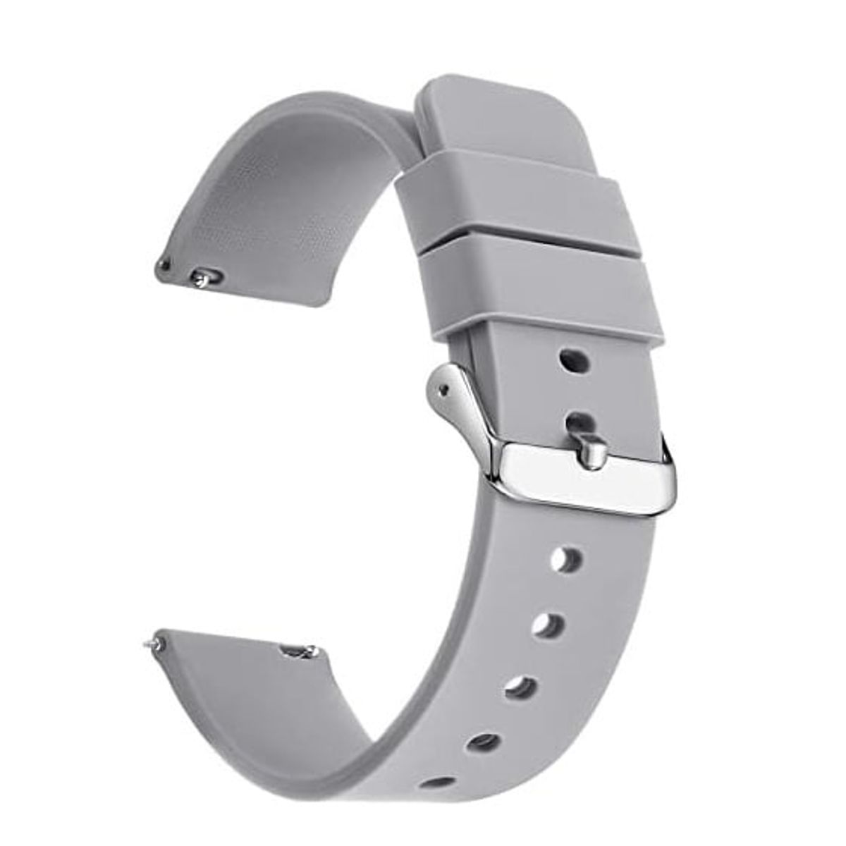 GENERICO - CORREA DE SILICONA PARA SMARTWATCH 18MM GRIS