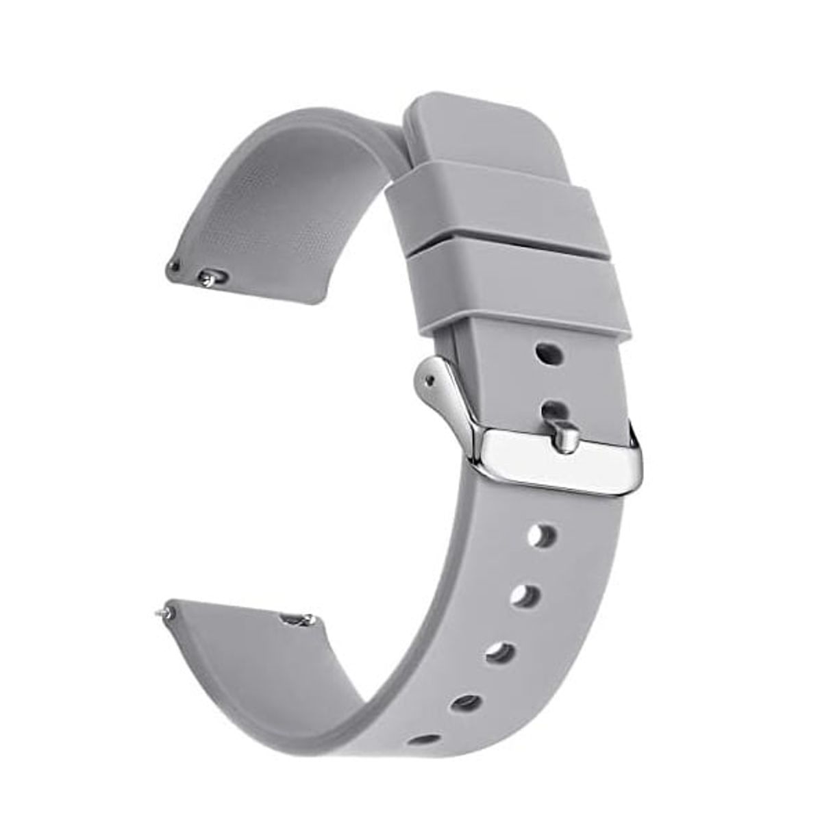 GENERICO - CORREA DE SILICONA PARA SMARTWATCH 18MM GRIS
