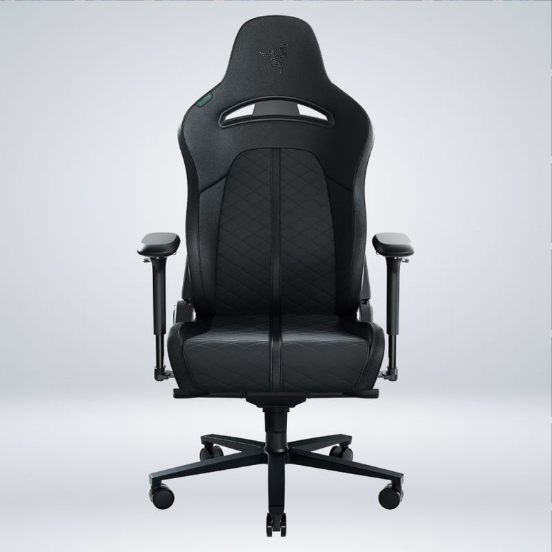 RAZER - SILLA GAME RAZER ENKI LUMBAR CURVE BLACK TEXTURA RECLINA 152 ° CONFORT