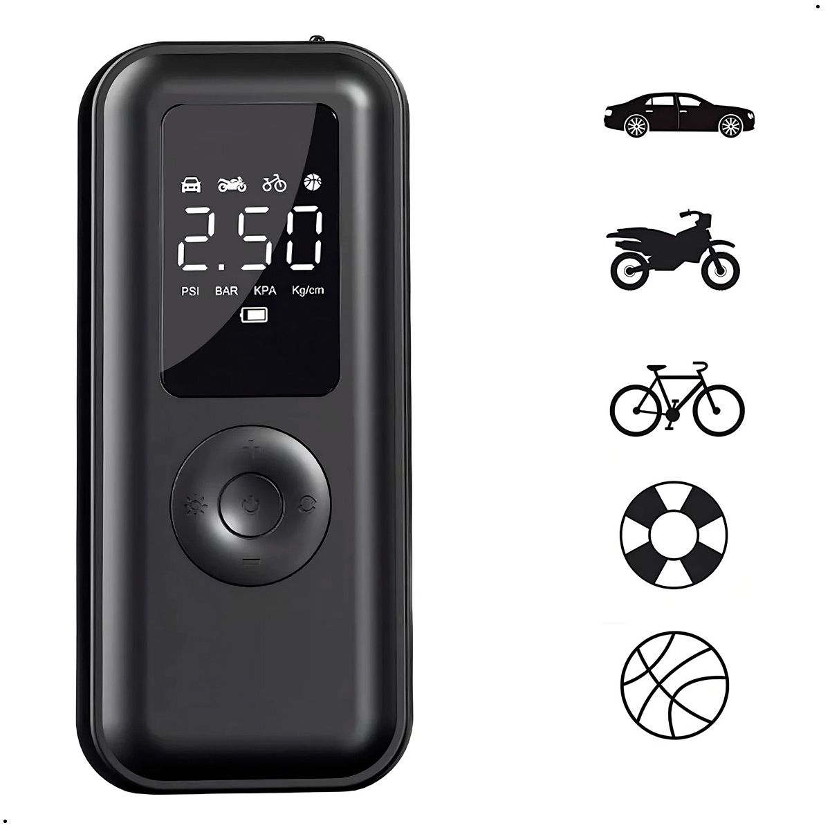 GENERICO - Compresor Portati Seisa Af-c03 Inflador Moto Bicicleta Carro