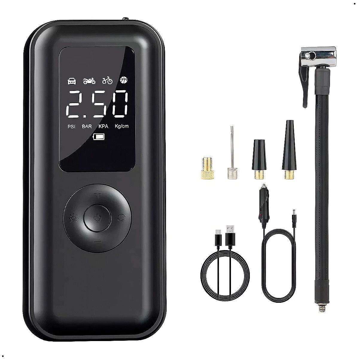 GENERICO - Compresor Portati Seisa Af-c03 Inflador Moto Bicicleta Carro