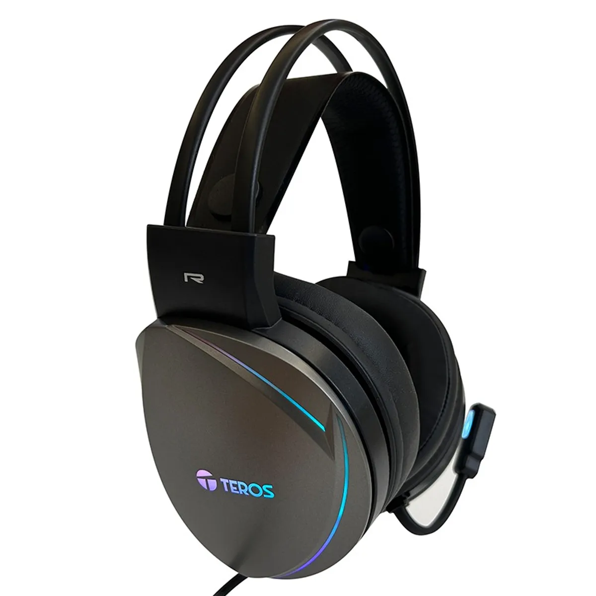 TEROS - Auriculares Gamer Teros Te-8170n 7.1 Con Micrófono Usb Rgb