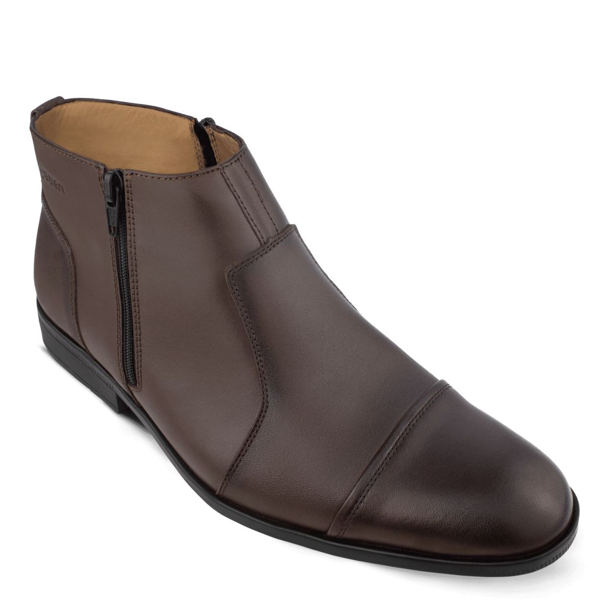 HAWERL - Botín Chelsea de Cuero Hombre Hawerl H625