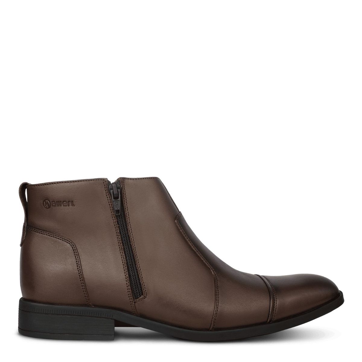 HAWERL - Botín Chelsea de Cuero Hombre Hawerl H625