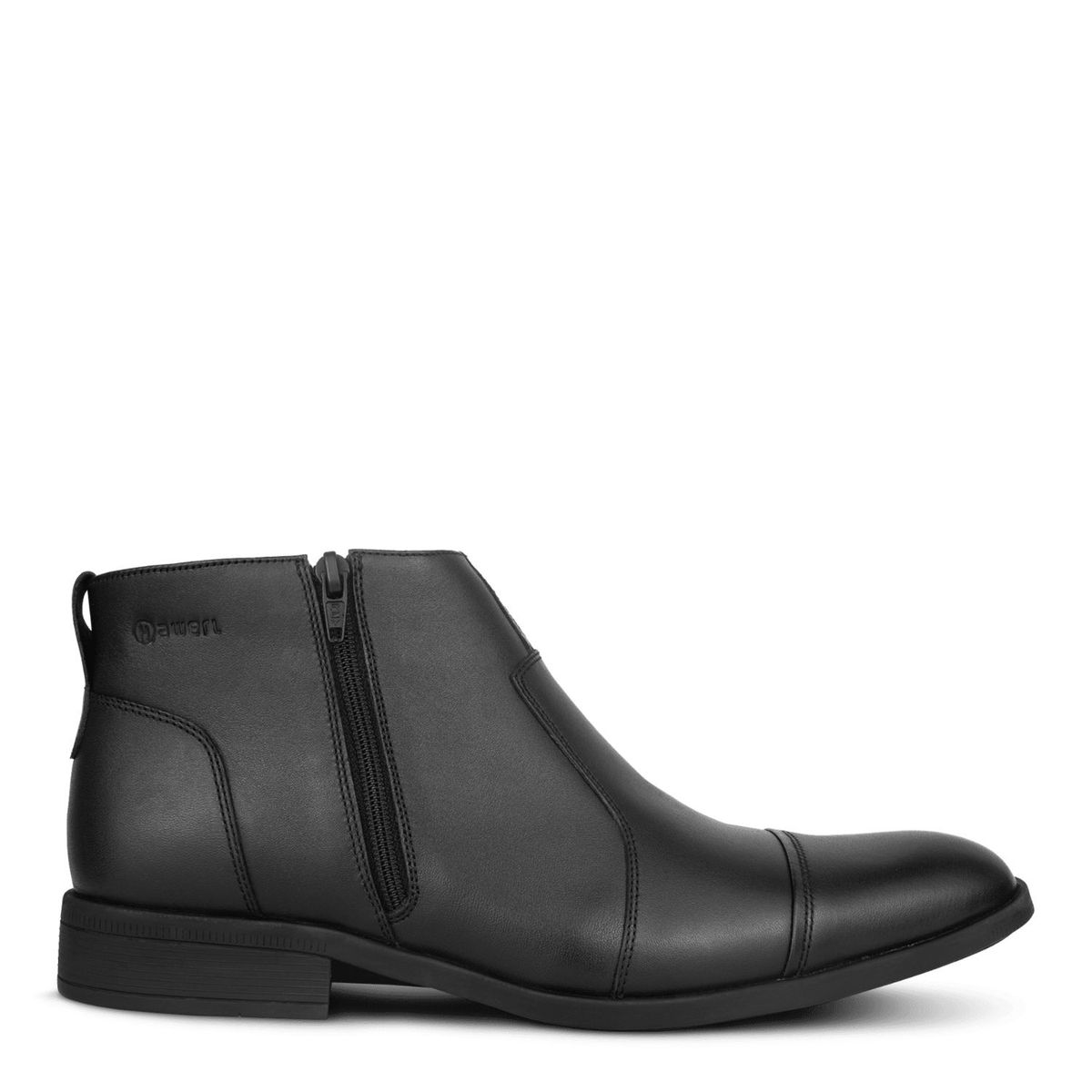 HAWERL - Botín Chelsea de Cuero Hombre Hawerl H625