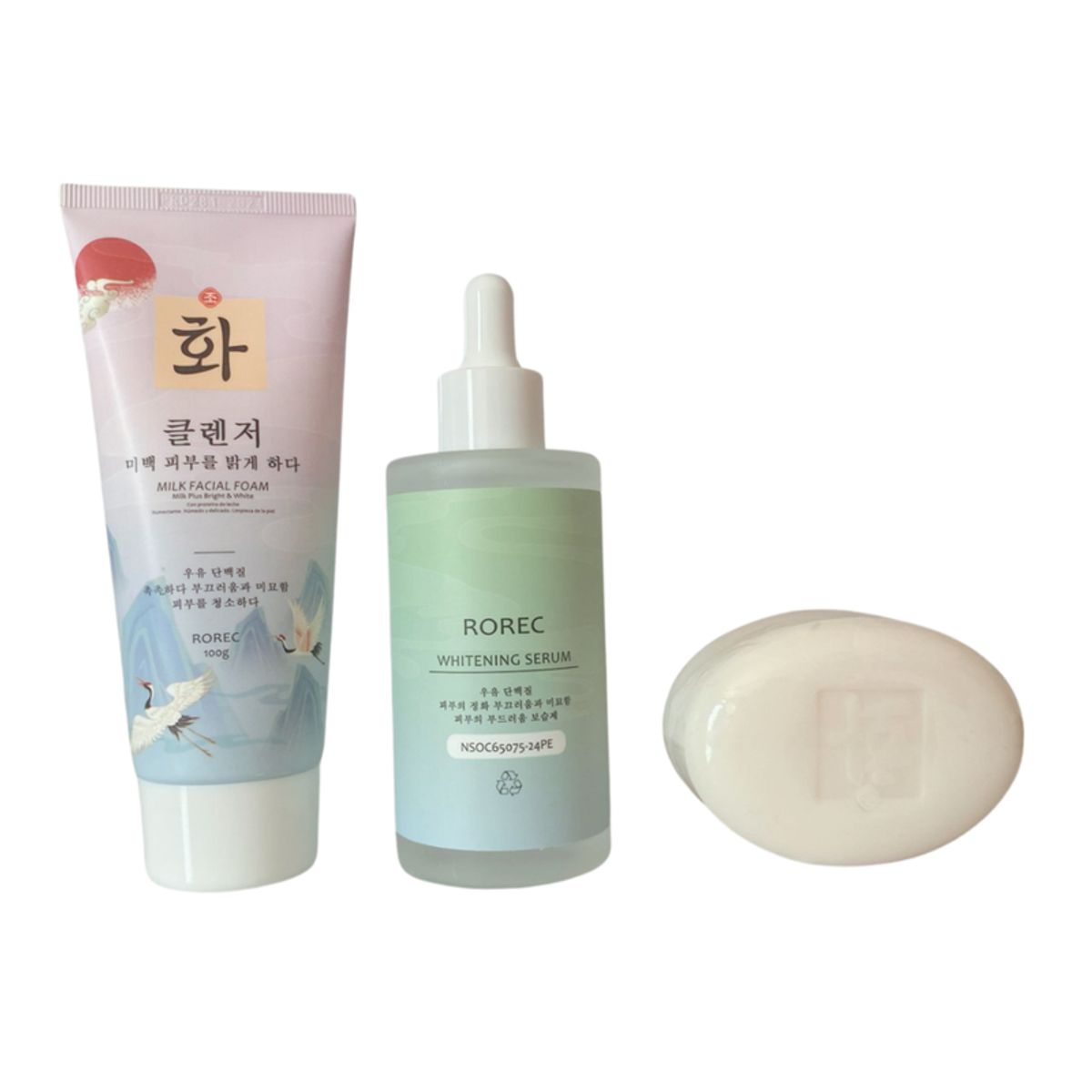GENERICO - KIT DE LECHE - LECHE LIMPIADOR FACIAL 100G + SERUM DE LECHE 100ML + JABON DE LECHE 100G