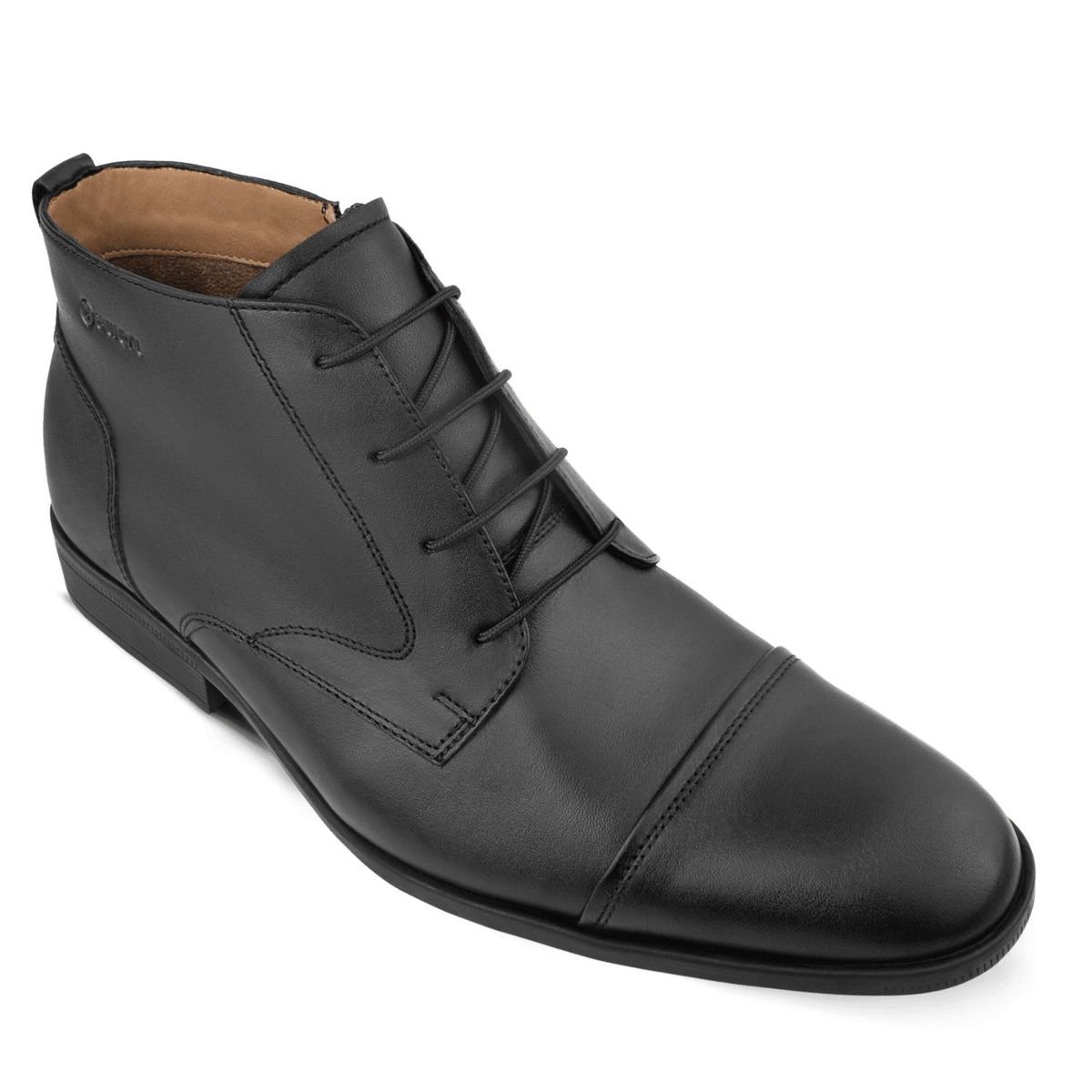 HAWERL - Botín Chelsea de Cuero Hombre Hawerl H626