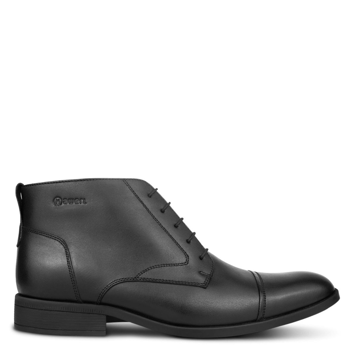 HAWERL - Botín Chelsea de Cuero Hombre Hawerl H626
