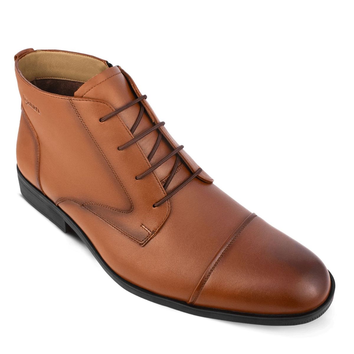 HAWERL - Botín Chelsea de Cuero Hombre Hawerl H626