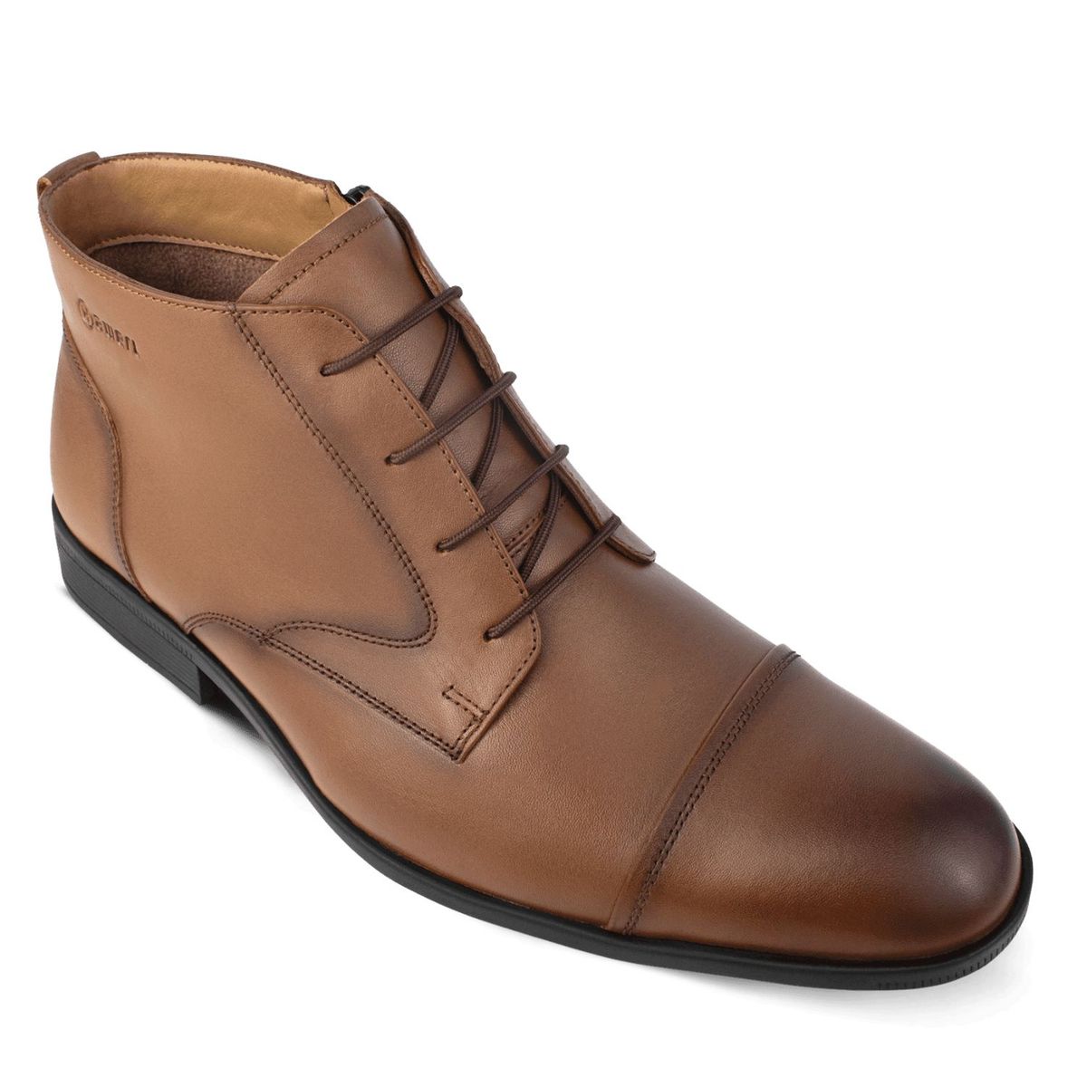 HAWERL - Botín Chelsea de Cuero Hombre Hawerl H626
