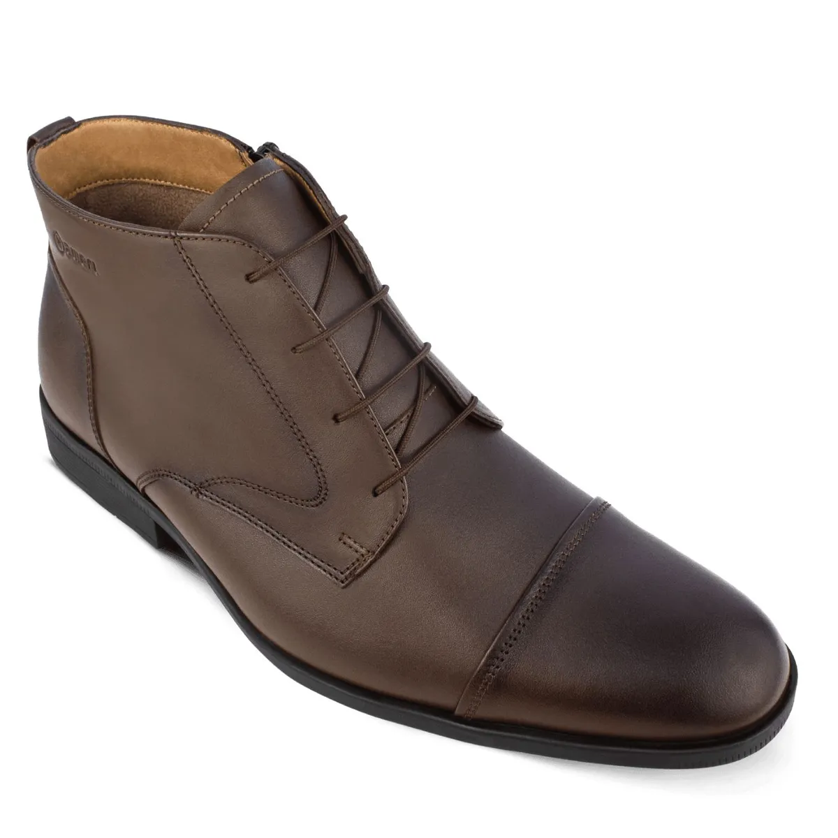 HAWERL - Botín Chelsea de Cuero Hombre Hawerl H626