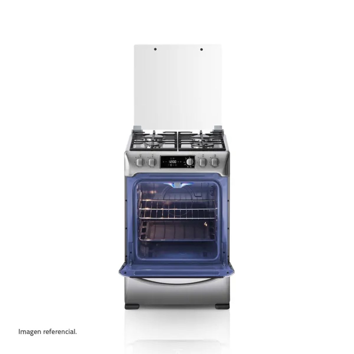 INDURAMA - Cocina a Gas 4 Hornillas Indurama IBIZA ZAFIRO CROMA