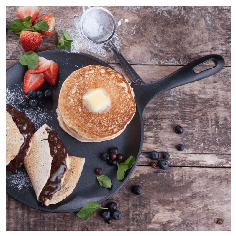 VICTORIA - SARTEN COMAL ESMALTADA DE HIERRO FUNDIDO DE 26 CM DIAMETRO VICTORIA