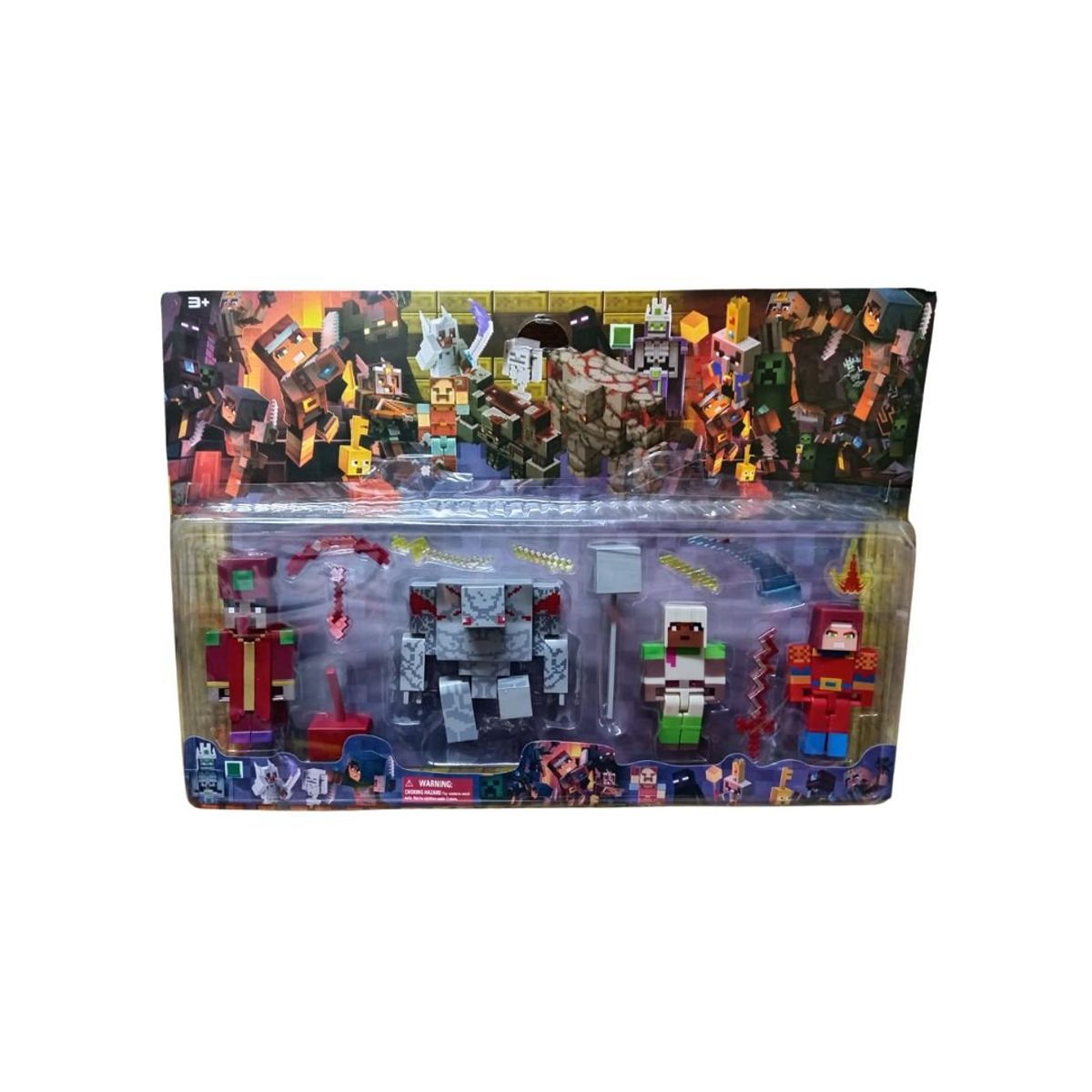 GENERICO - Set de Figuras de Acción Minecraft