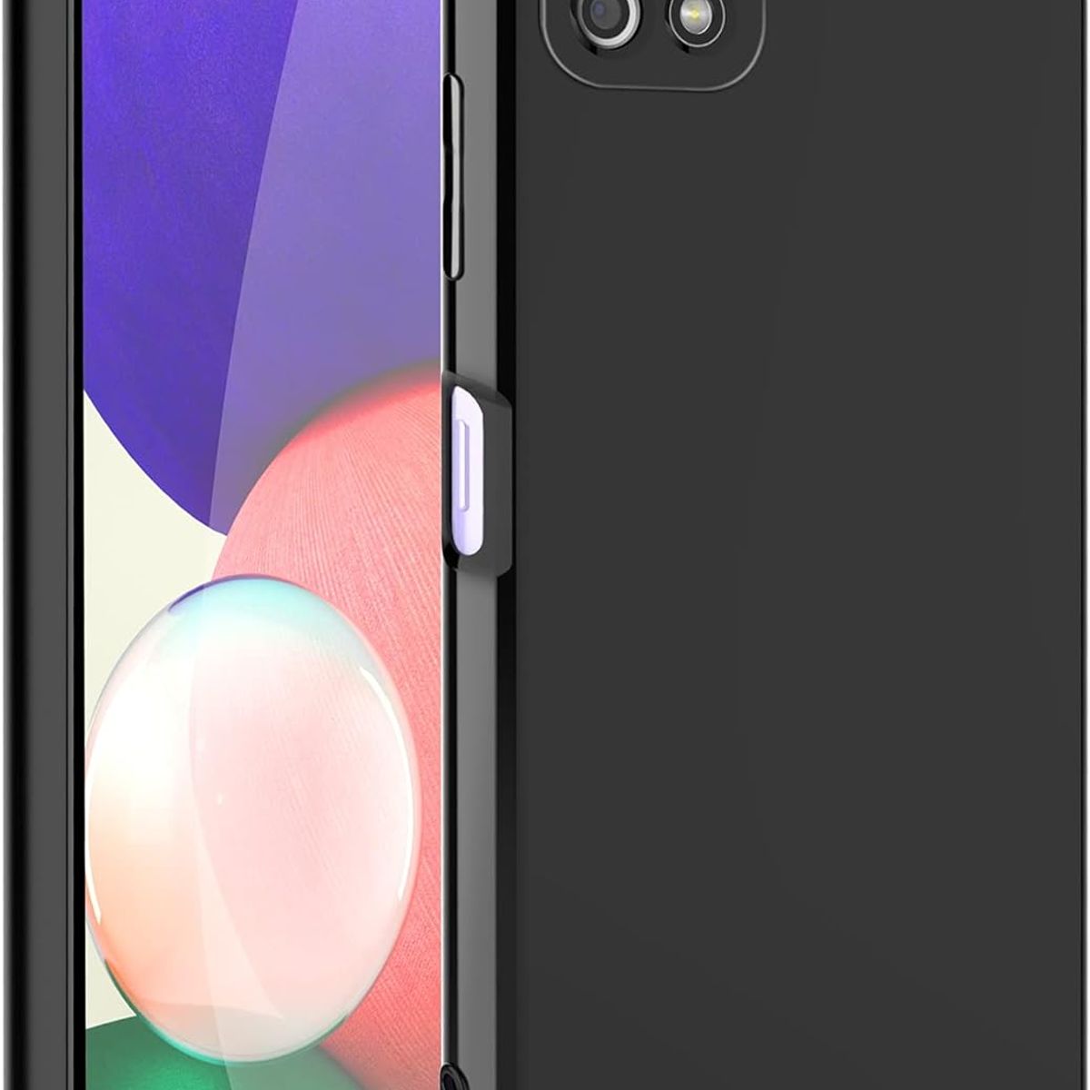 GENERICO - Case Protector para Samsung A22 5G Silicona Negro