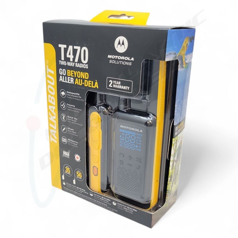 MOTOROLA - RADIO WALKIE-TALKIES TALKABOUT T 470 MOTOROLA