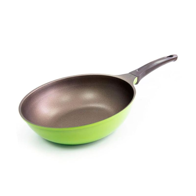 ROICHEN - Sarten Wok Antiadherente Roichen 28cm Verde Natural 10854