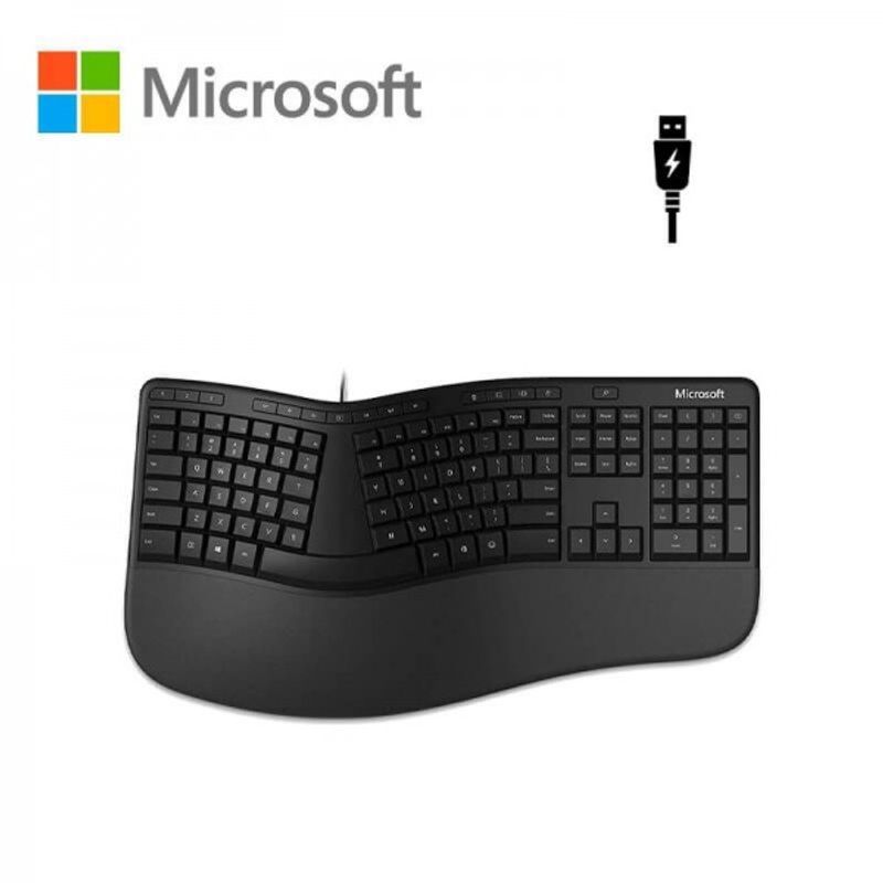 MICROSOFT - Teclado Microsoft Ergonómico LXN-00003 Multimedia
