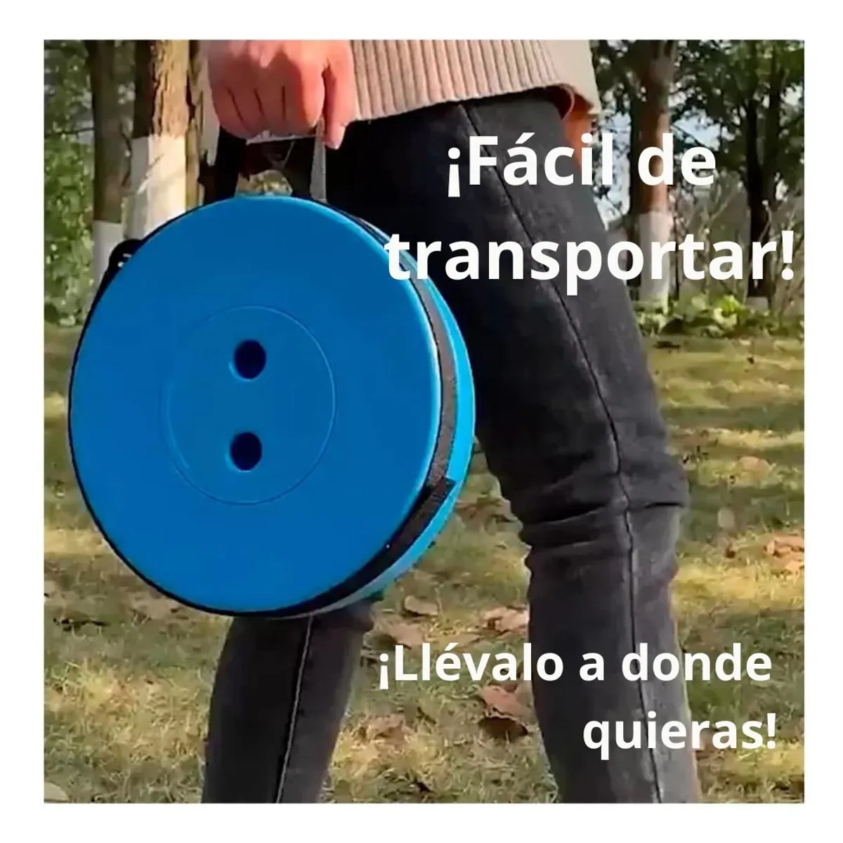 GENERICO - Banco Portátil Plegable Graduable Retráctil