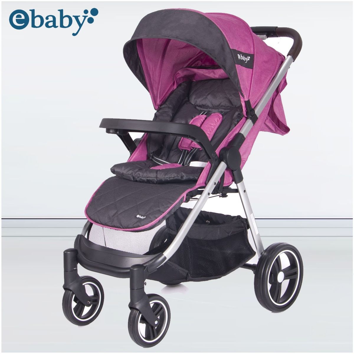EBABY - Coche de Paseo «Atton Delux» Ebaby Rosado