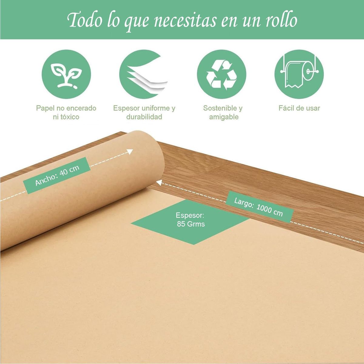 OEM - Bobina KRAFT de 85 Grms (10 metros x 40 cm)