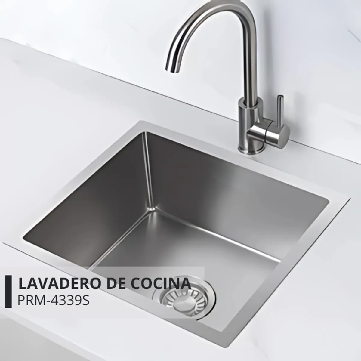 FRATELLI - LAVADERO DE COCINA ACERO INOXIDABLE SATINADO PRM-4339S