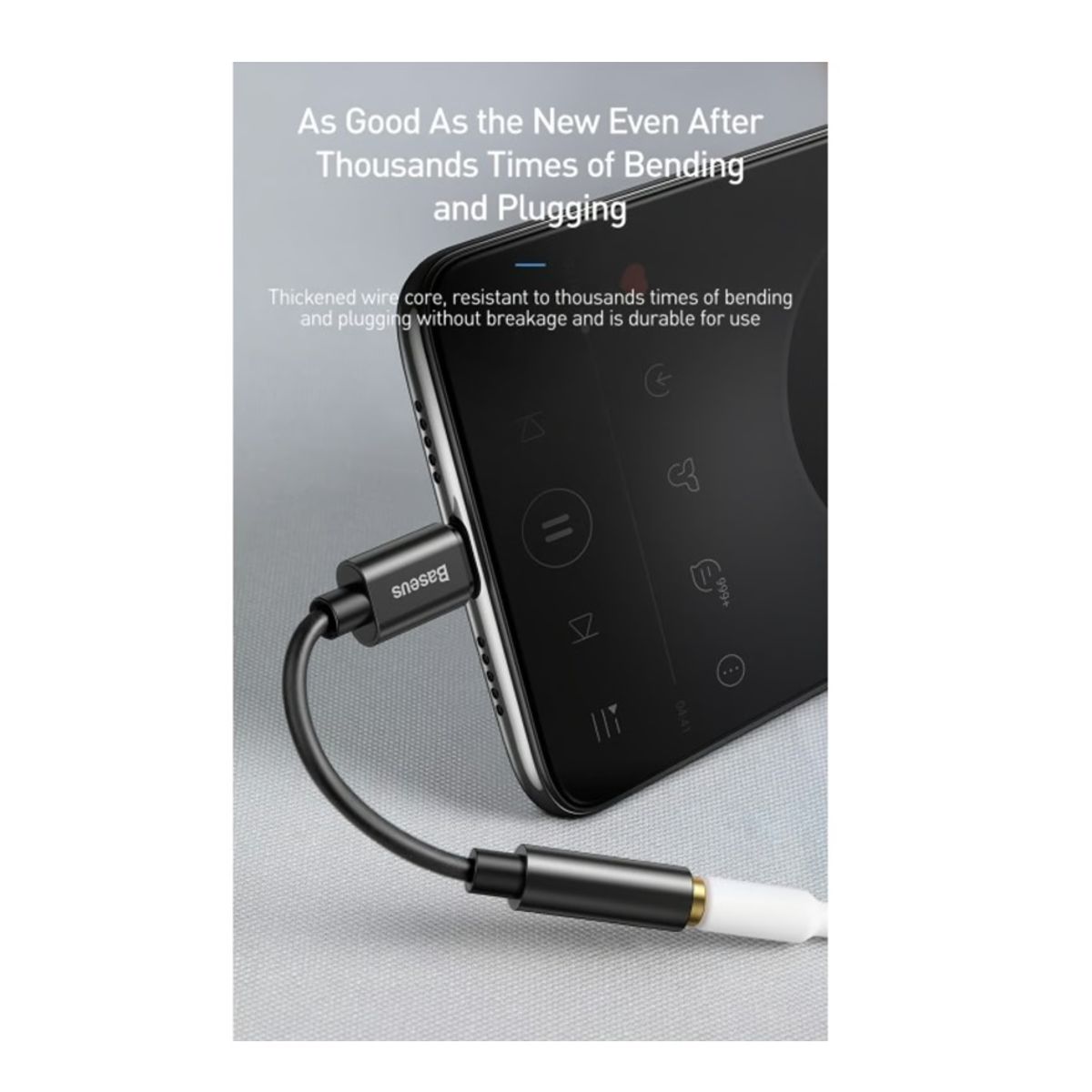 BASEUS - Adaptador de Audio Baseus Usb Tipo C a Jack 3.5 mm