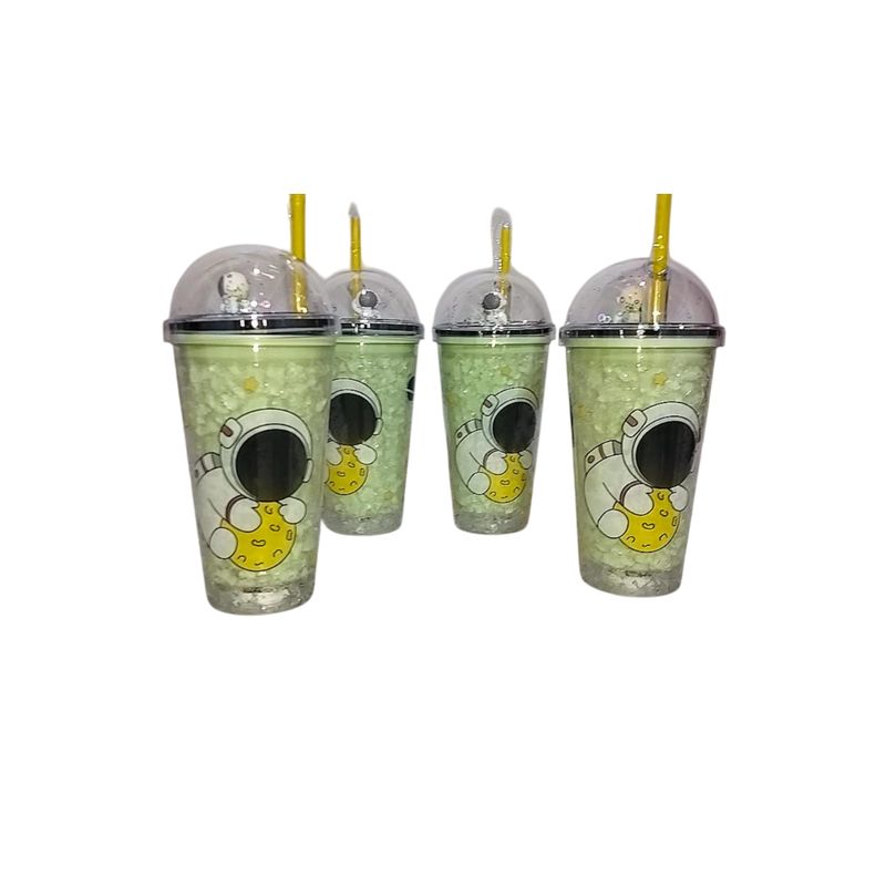 GENERICO - Vaso Tomatodo modelo Astronauta con Luces Verde Limon