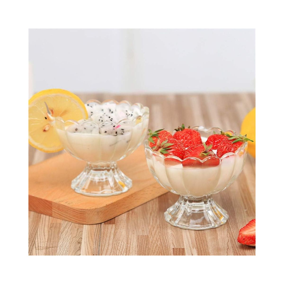 GENERICO - SET DE COPAS DE POSTRES X 6 UNIDADES PREMIUM