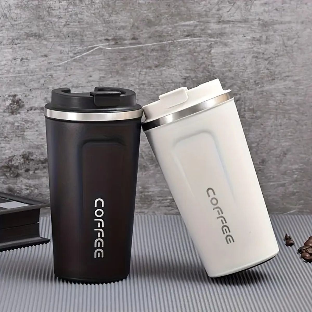 GENERICO - VASO CAFE CON SENSOR DE TEMPERATURA - BLANCO