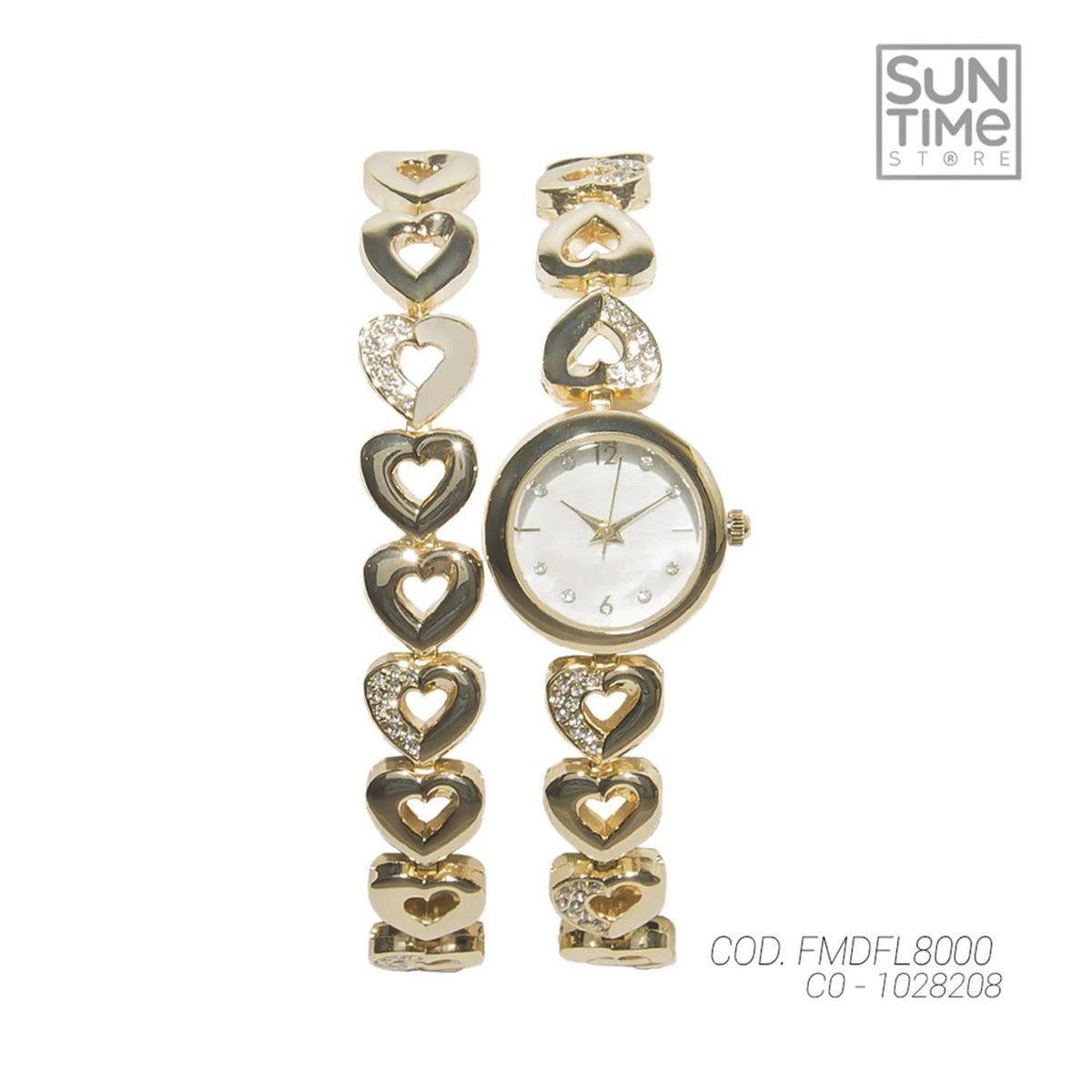 FOLIO - RELOJ ANALOGICO MUJER FMDFL8000 FOLIO DORADO 881708188869