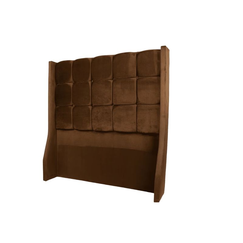 MUEBLES MACRUMO - Cabecera Alta Atenas Queen - Color Marron