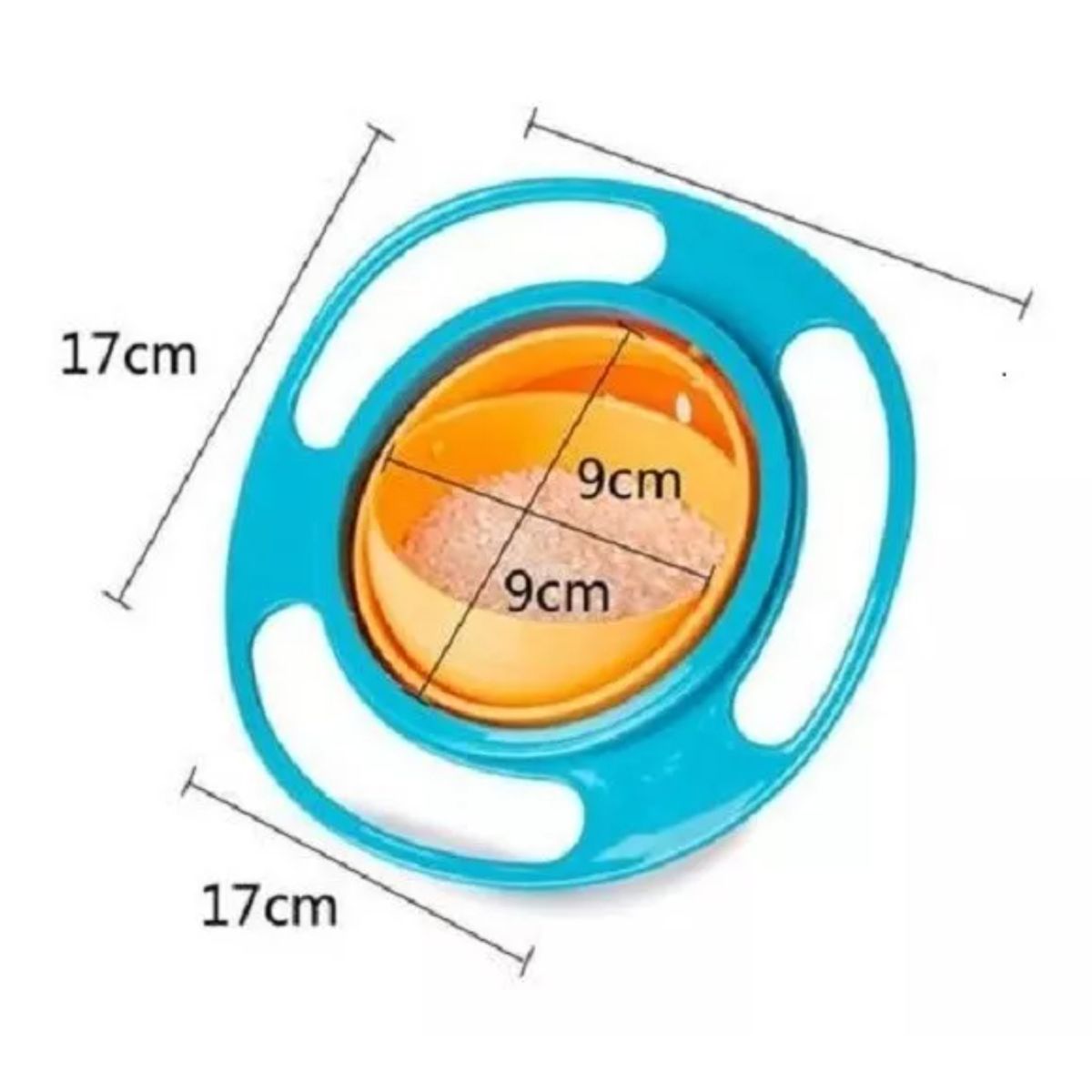 GENERICO - Plato Giratorio Antiderrames para Niños