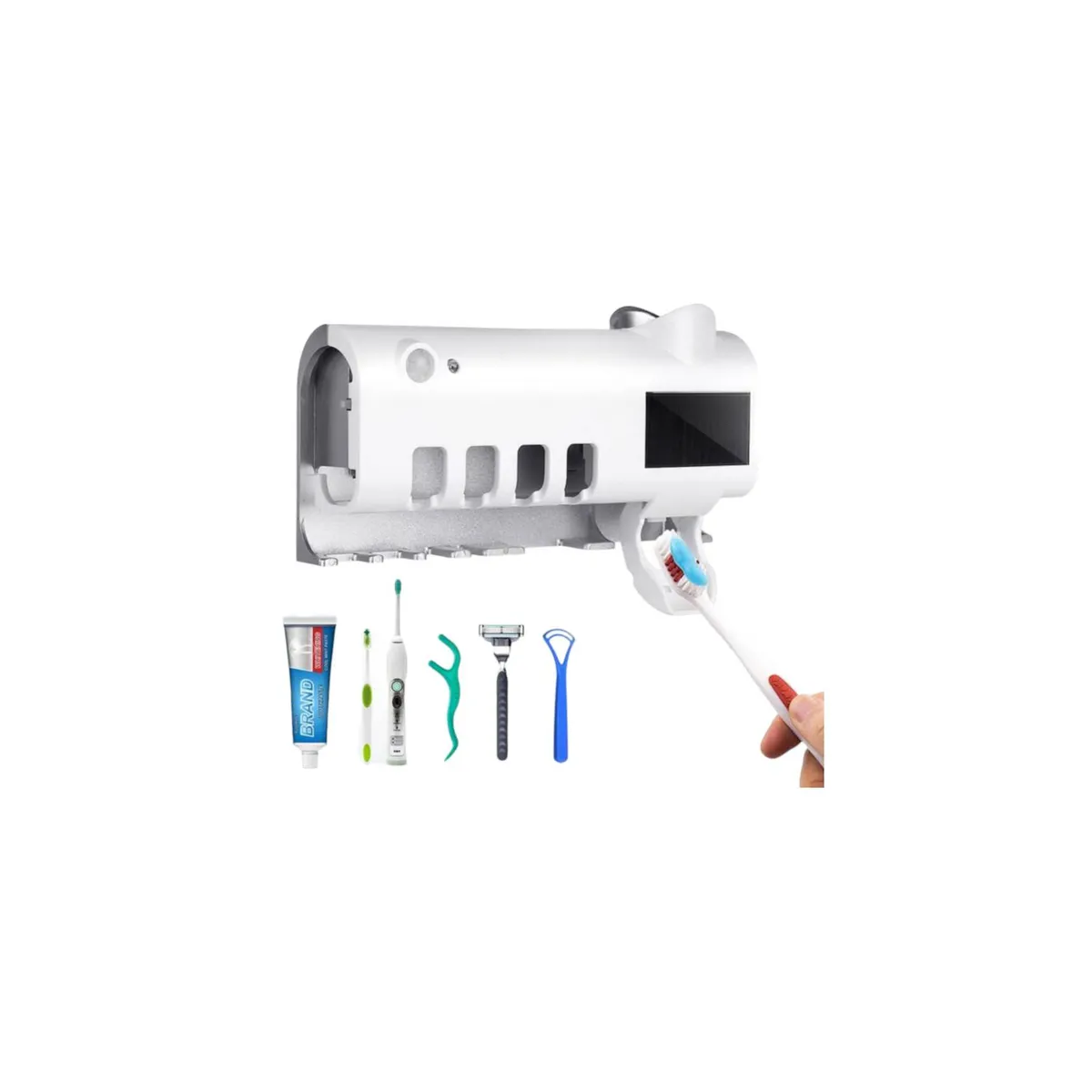 GENERICO - Organizador de Cepillos de Dientes Esterilizador y Protección UV