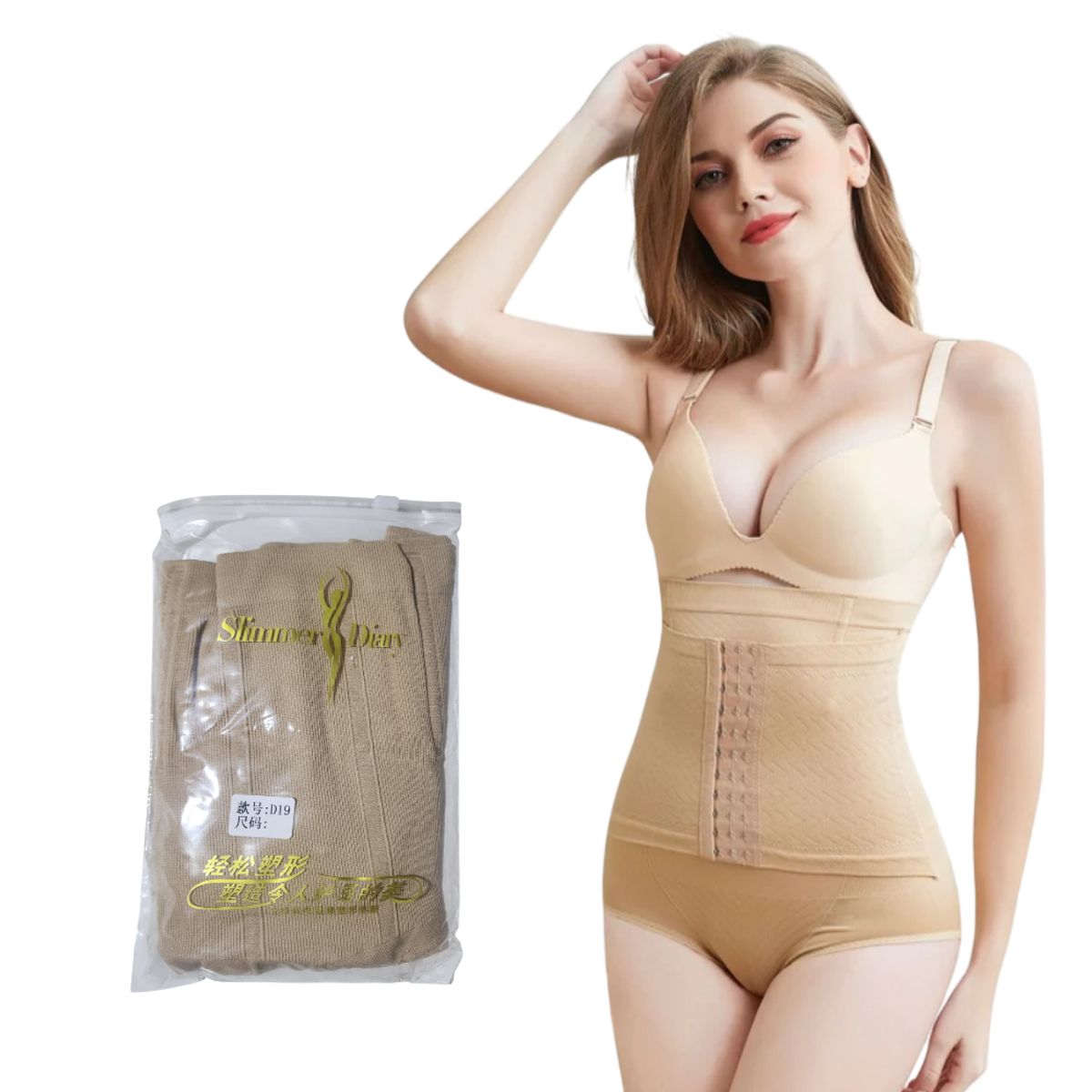 GENERICO - Calzón faja moldeadora de cintura corsé reductor