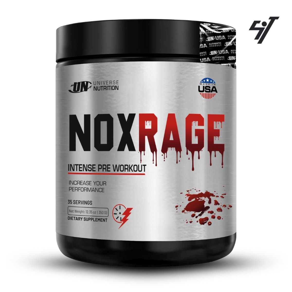 UNIVERSE NUTRITION - Pre Entreno UN Nox Rage 350 gr Citrus Punch
