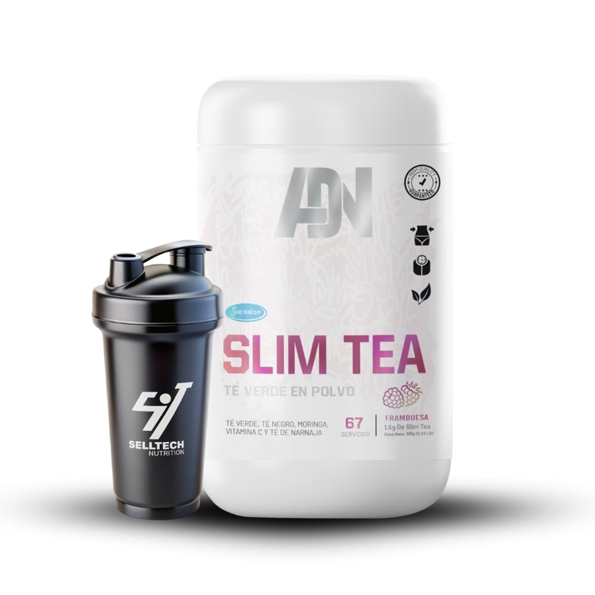 ADN - Slim Tea 500Gr Frambuesa