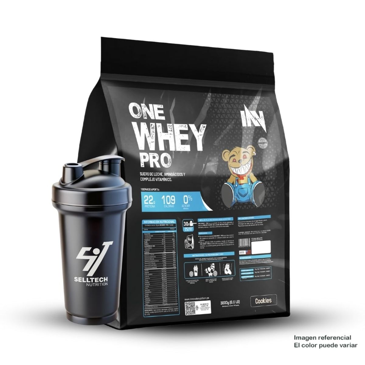 INN INNOVATE NUTRITION - Proteína One Whey Pro 3 kg Cookies