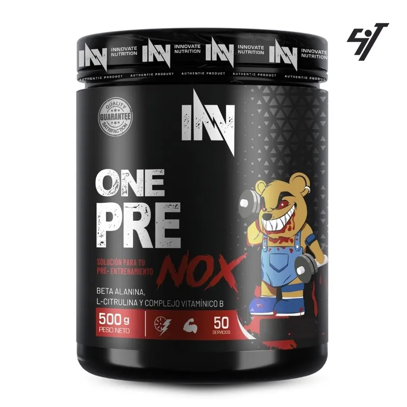 INN INNOVATE NUTRITION - Pre Entreno One Pre Nox 500Gr Mora