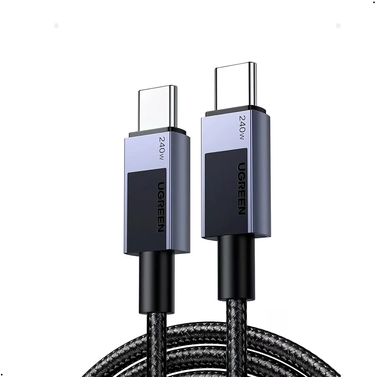 UGREEN - Cable Usb-c 1m Carga Rapida 240w  Nylon Trenzado Ugreen