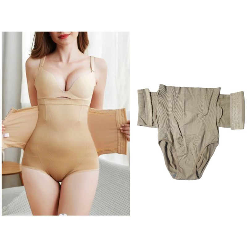 GENERICO - Faja ropa interior moldeadora de cintura corsé reductor BEIGE