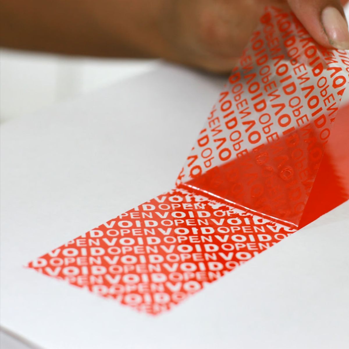 SHURTAPE - Cinta de Seguridad Tamper Rojo 2" x 55 Yds CS-100