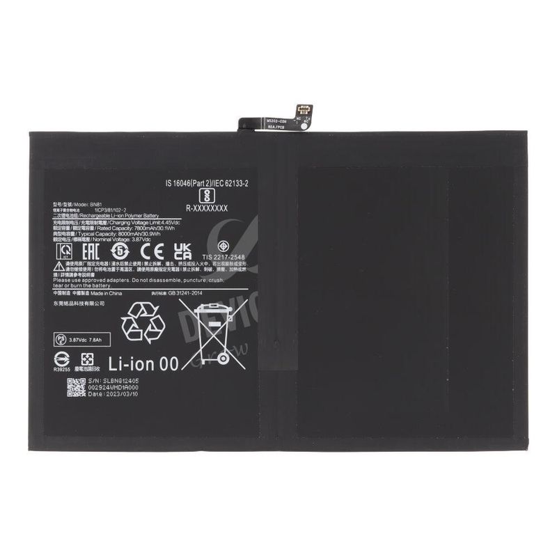 GENERICO - BATERIA TABLET  GENERICA Redmi Pad 2022  - BN81  NUEVO