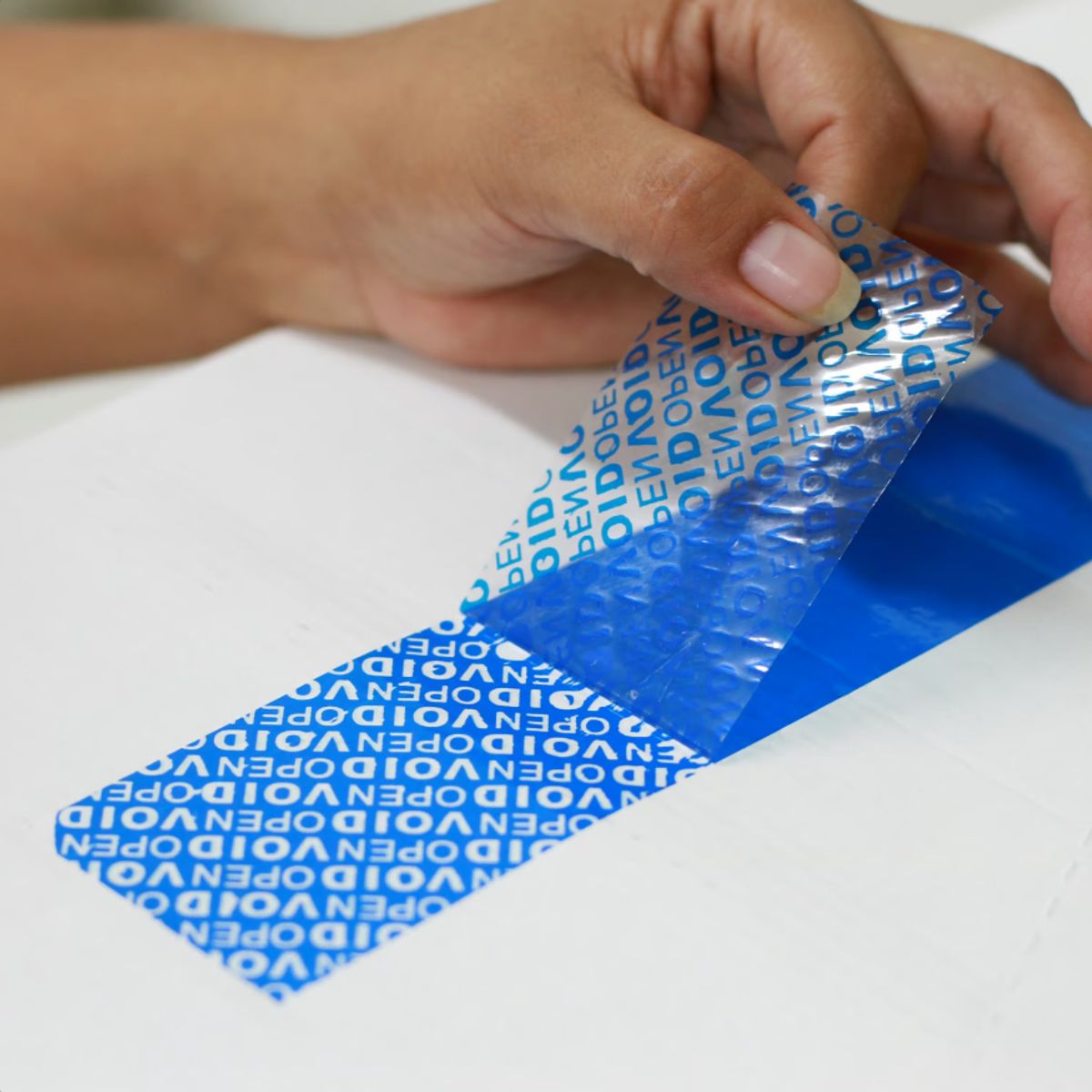 SHURTAPE - Cinta de Seguridad Tamper Azul 2" x 55 Yds CS-100