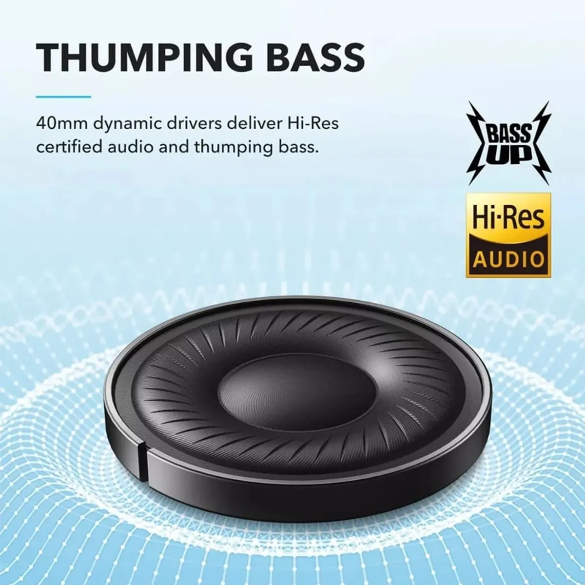 SOUNDCORE - Audifono Over Ear Noise Cancelling Q20i Soundcore Negro