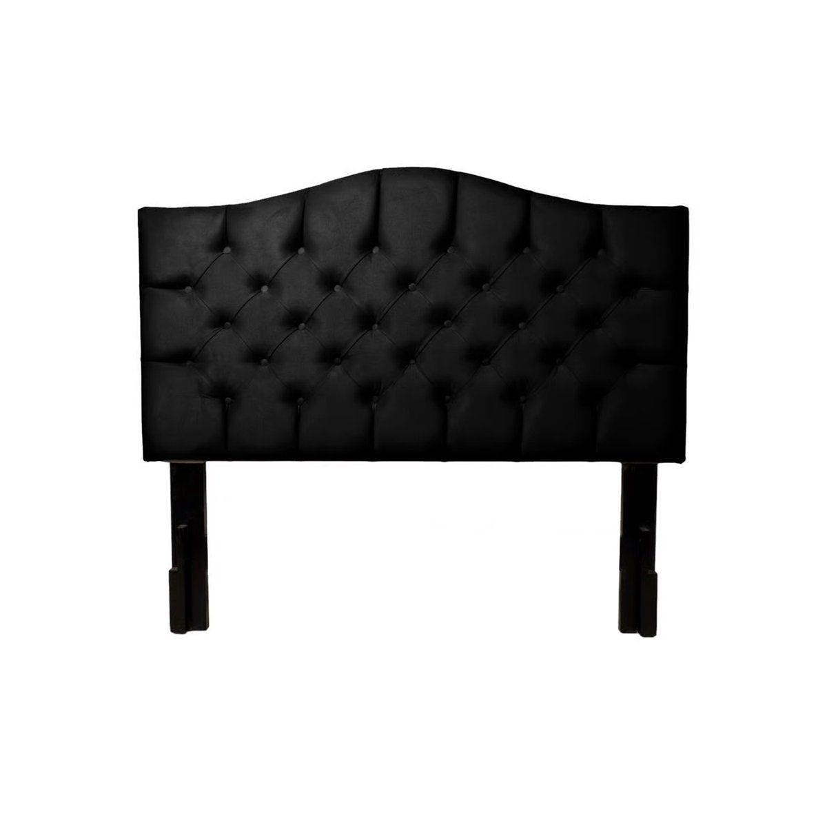 MUEBLES MACRUMO - Cabecera Alta Varsovia Queen - Negro Antifluido