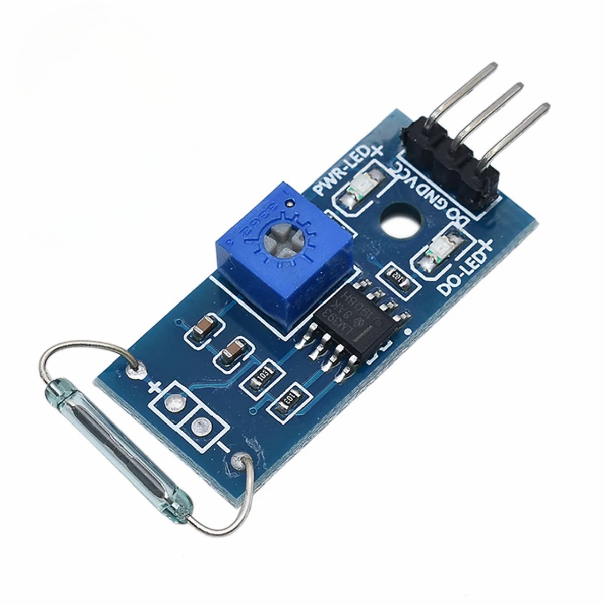 GENERICO - Módulo Sensor de Interruptor de Láminas Sensor Magnético Reed Switch