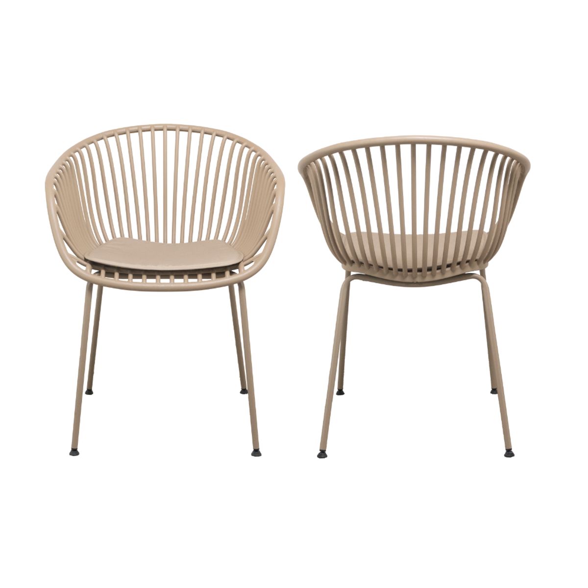 NIHM - Silla de Comedor Colme Beige