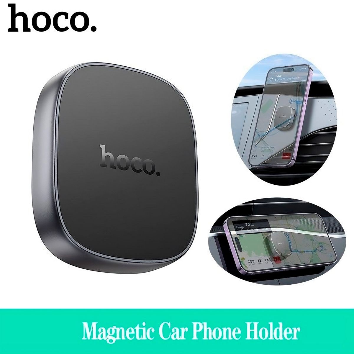 HOCO - Soporte Celular Hoco H52 Magnetico Para Auto x2 Unid