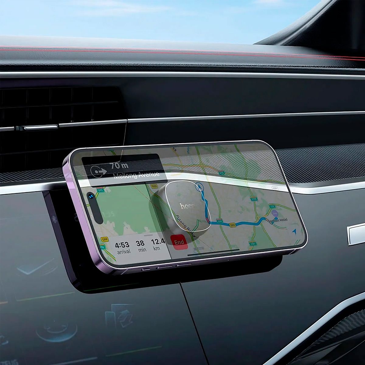 HOCO - Soporte Celular Hoco H52 Magnetico Para Auto x2 Unid